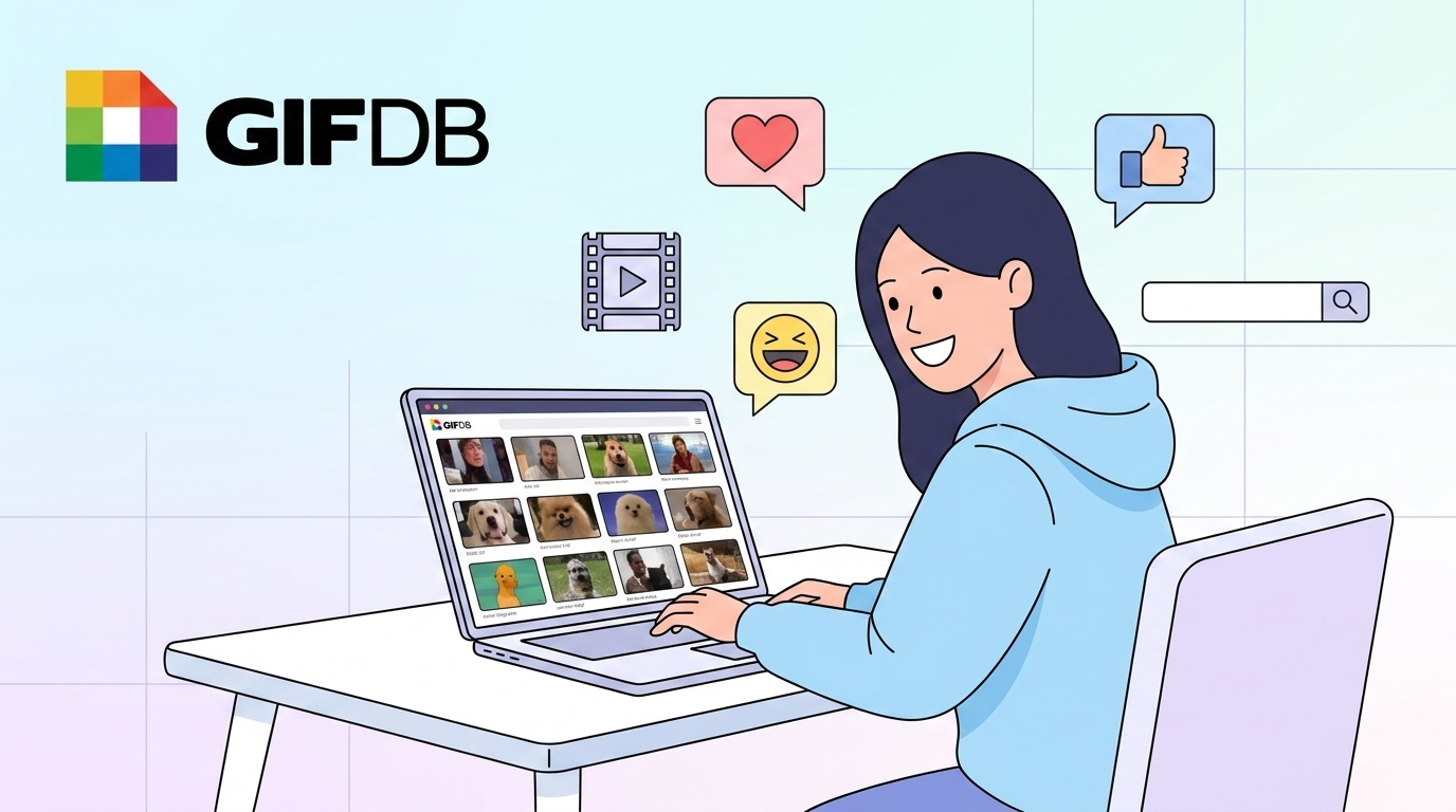 GIFDB Stickers - free transparent animated WebP stickers